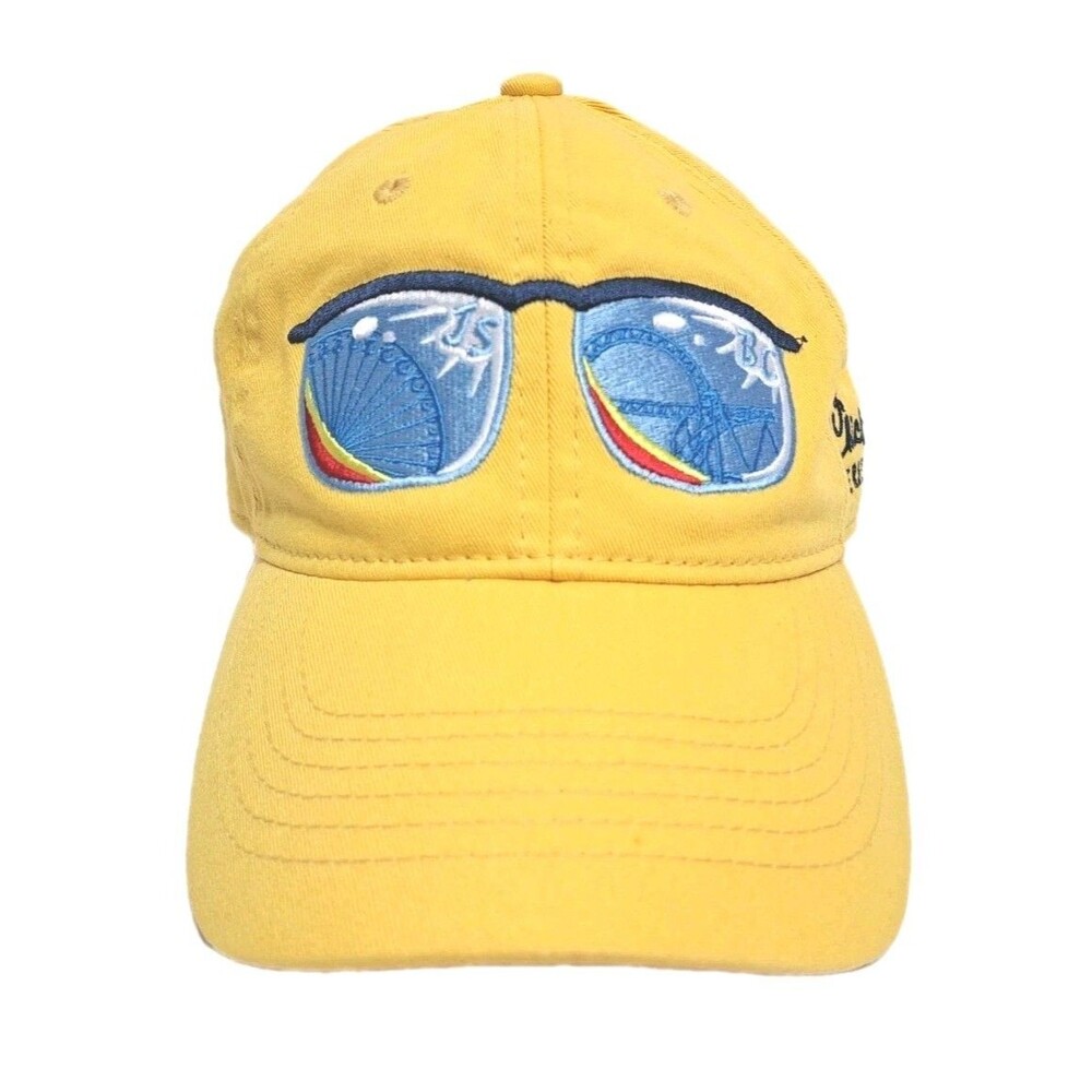 Chick-Fil-A Jersey Shore Blue Claws Yellow Cap Hat Sunglasses Summer Strapback